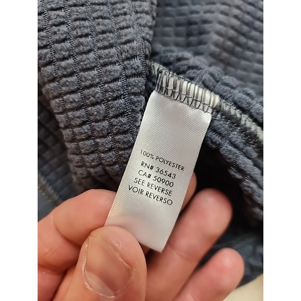 Calvin Klein Men's 1/4 Zip Pullover Sweater Gray Size XL Long Sleeve Mock Neck - Picture 7 of 8